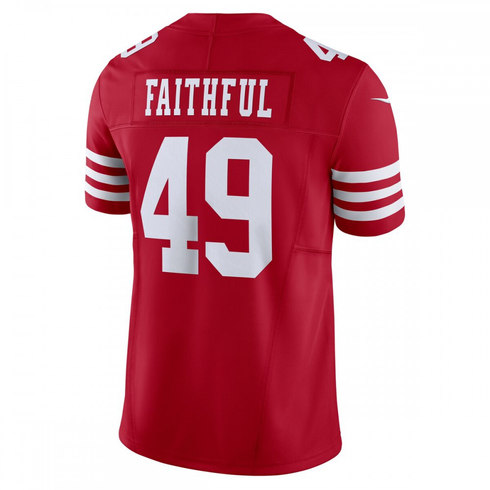 The Faithful San Francisco 49ers Nike Vapor F.U.S.E. Limited Jersey - Scarlet-GridironStore